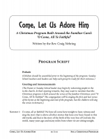 Come, Let Us Adore Him (Christmas Program)