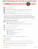 The Biblical Tell-Tale Timeline - Leader's Guide